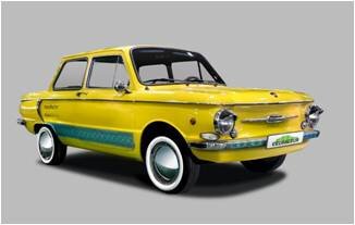 Автомобиль ЗАЗ на ралли в Монте-Карло