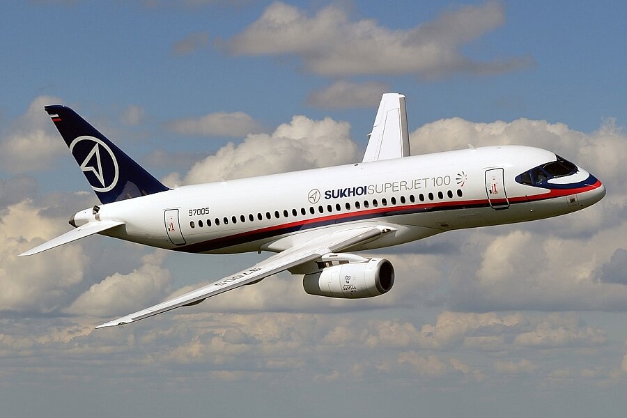 SuperJet 100, фото авиакомпании «Аврора»  📷
