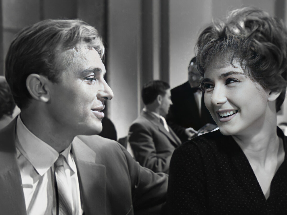 Кадр из фильма «Девять дней одного года», 1961 год, режиссер Михаил Ромм