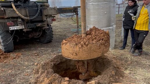 Колодец ,Бурение колодца машиной | колодец буром | Дзен