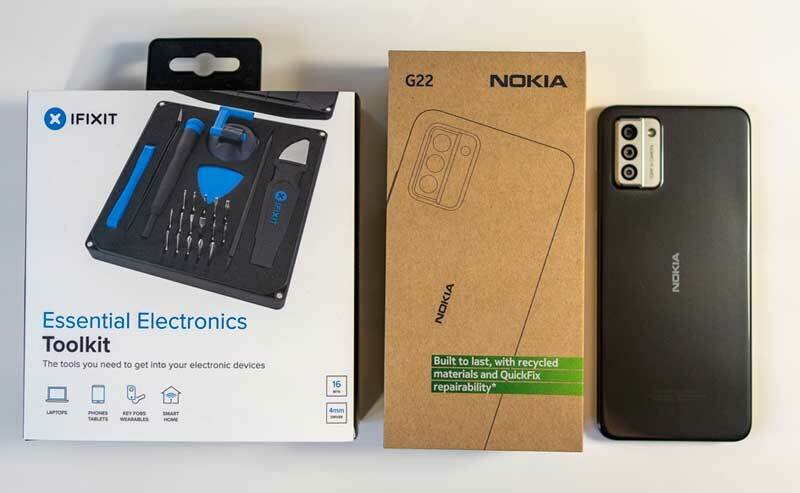Комплектация смартфона Nokia G22