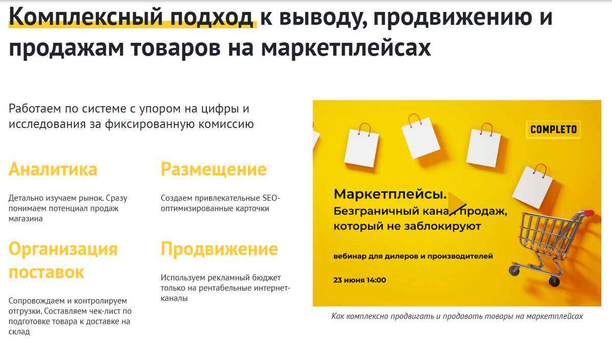 Как мы запустили юнит маркетплейсов: ошибки, инсайты и перспективы |  Комплето | Здесь всё о B2B-маркетинге | Дзен