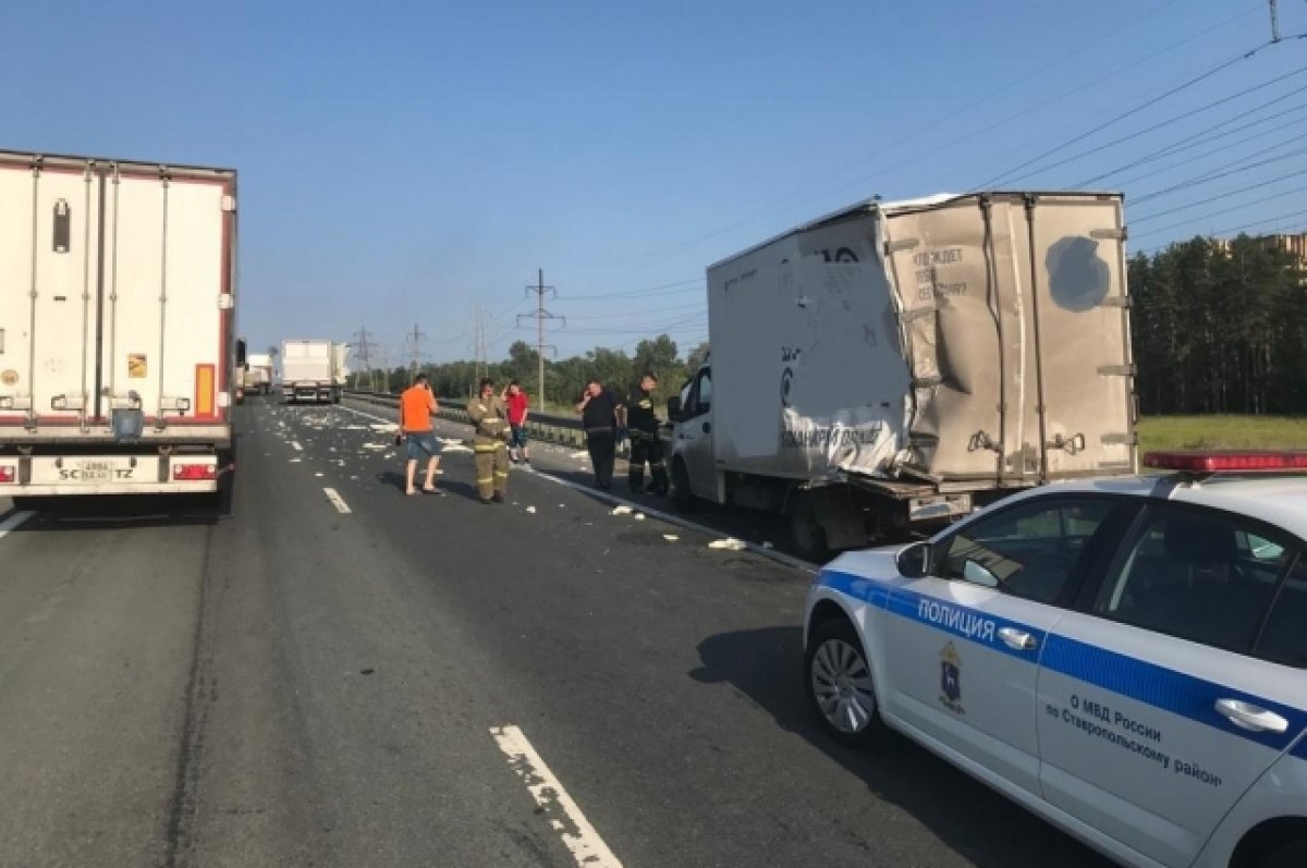    Под Тольятти «Газель» наехала на своего водителя и пассажира