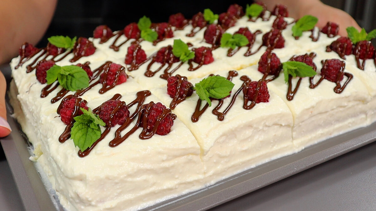 Творожный торт с ягодами — рецепт с фото