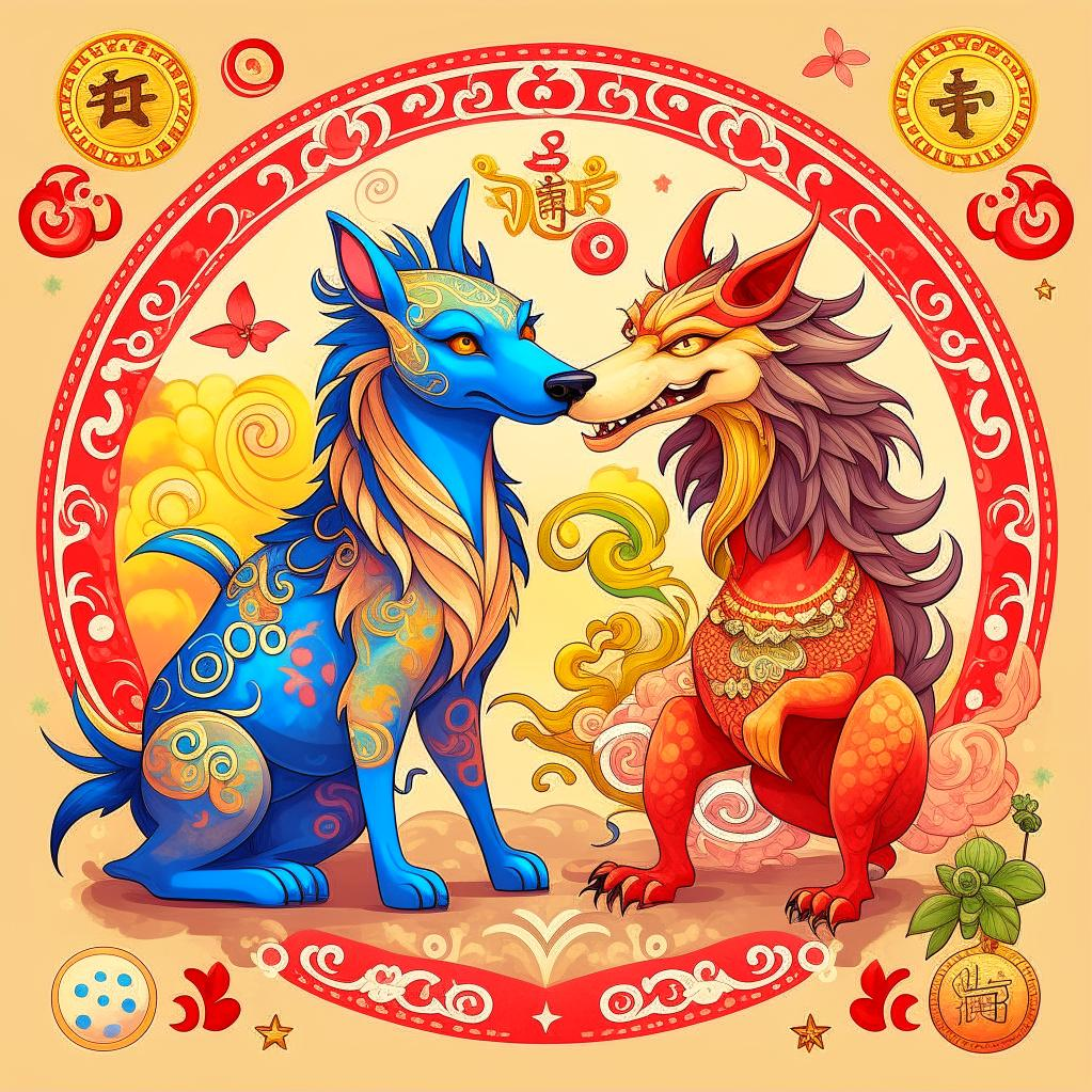 ИИ не перестает удивлять. Ну как так можно было увидеть животных китайского гороскопа?)) В частности, Дракона и Собаку. В общем, применил стратегию и сделал не так, как у других))