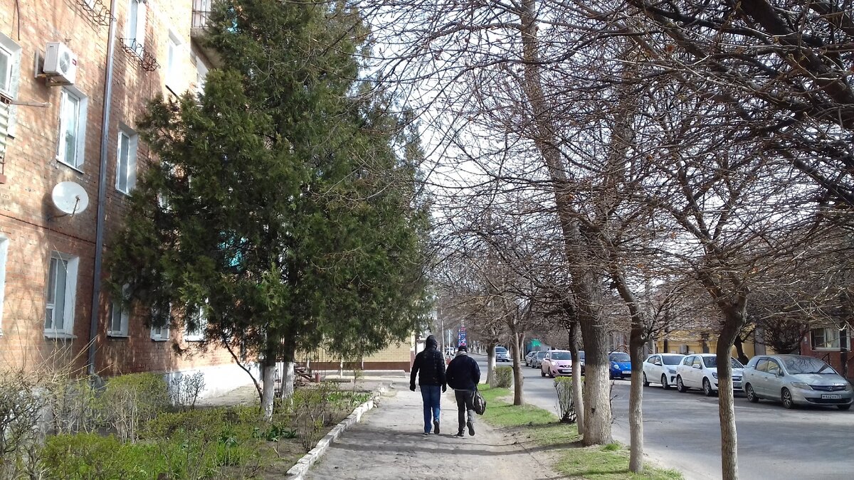 На улицах Ейска, март 2020