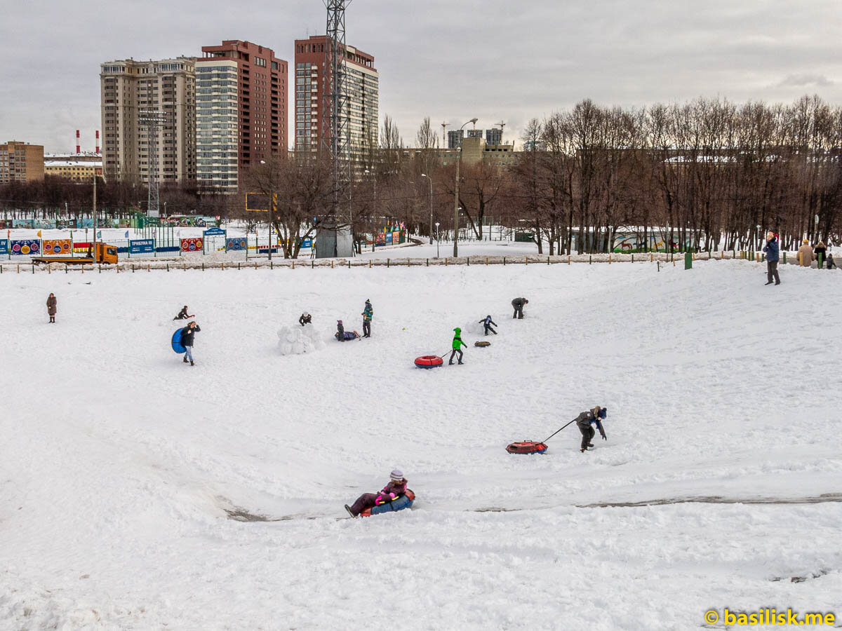 воронцовский парк горка для тюбинга