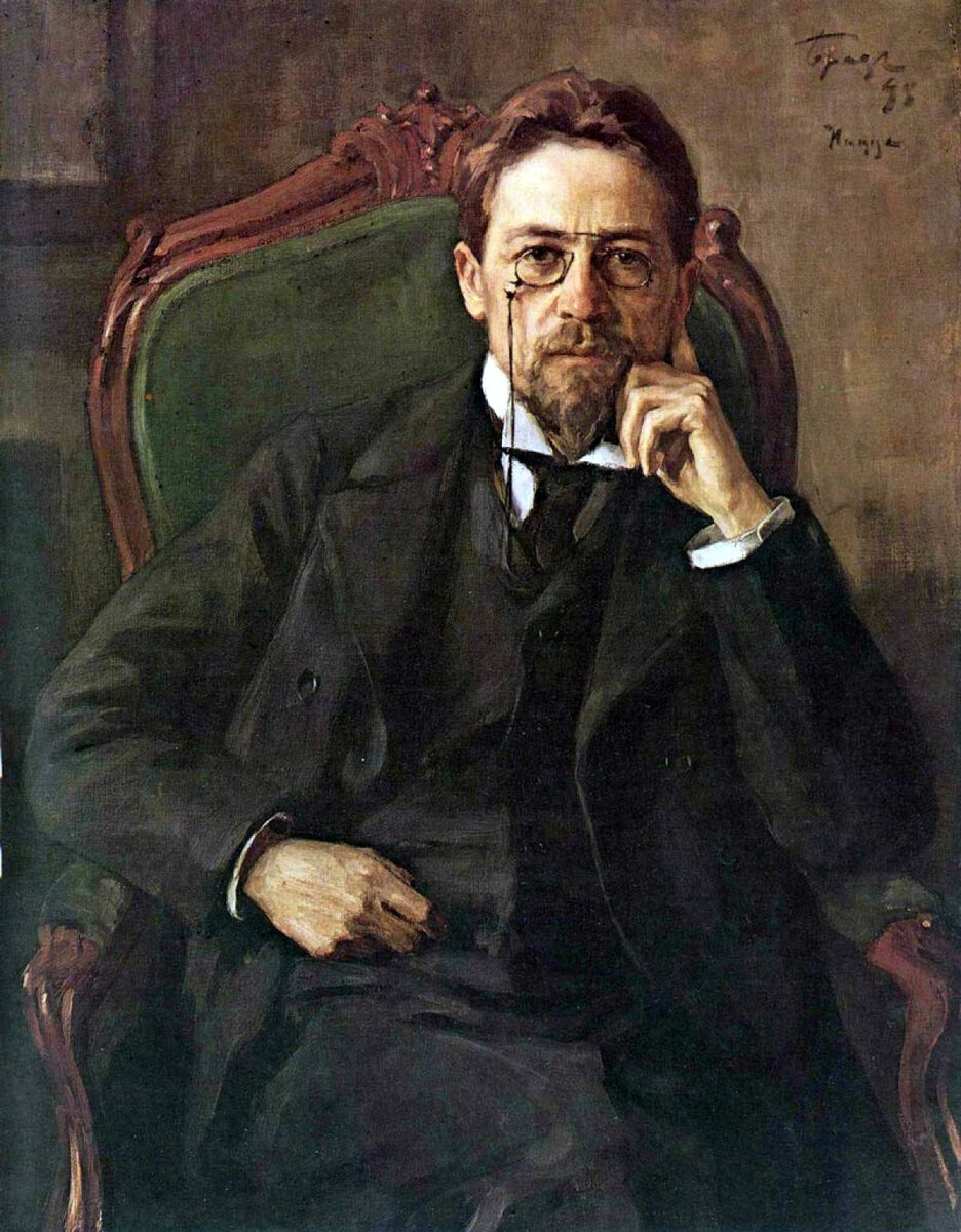 Осип Эммануилович Браз (1873-1936). Портрет Антона Павловича Чехова. 1898. Государственная Третьяковская галерея 