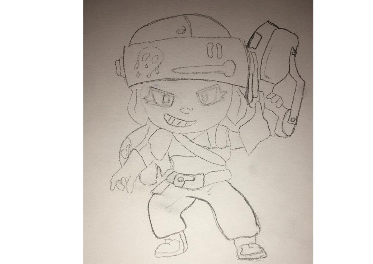 Рисунок юной художницы Агата, Франция, 12 лет