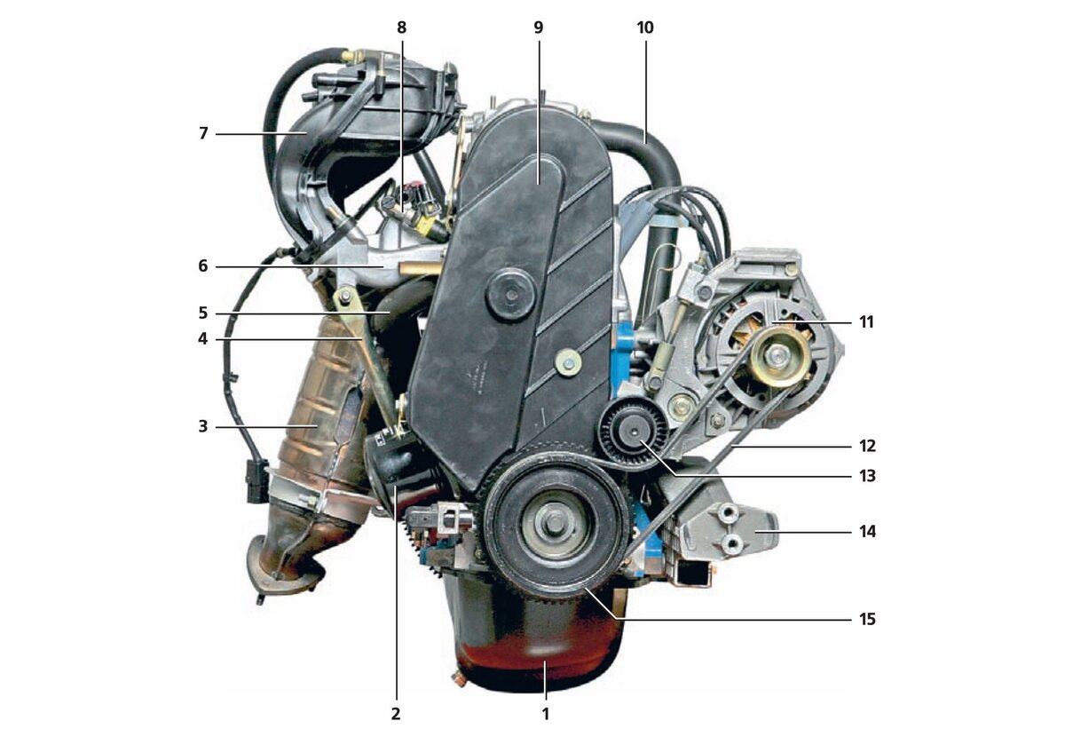 Схема двигателя лада гранта 16 клапанная