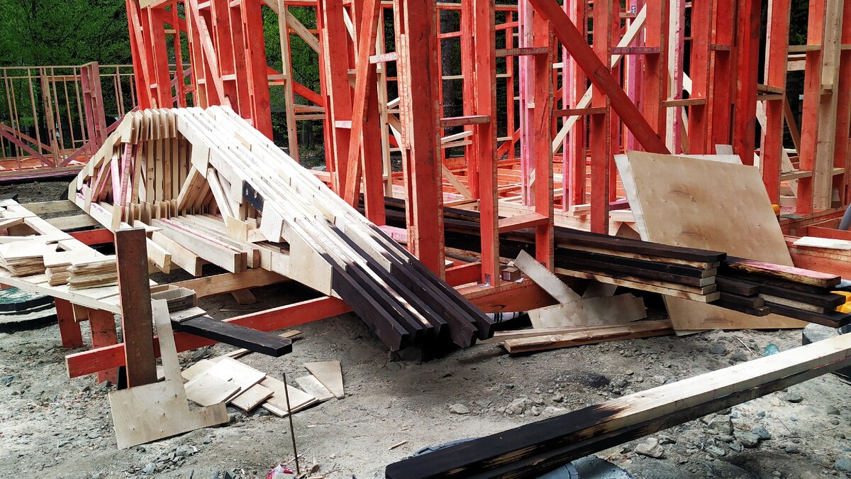 обработка стропильной системы