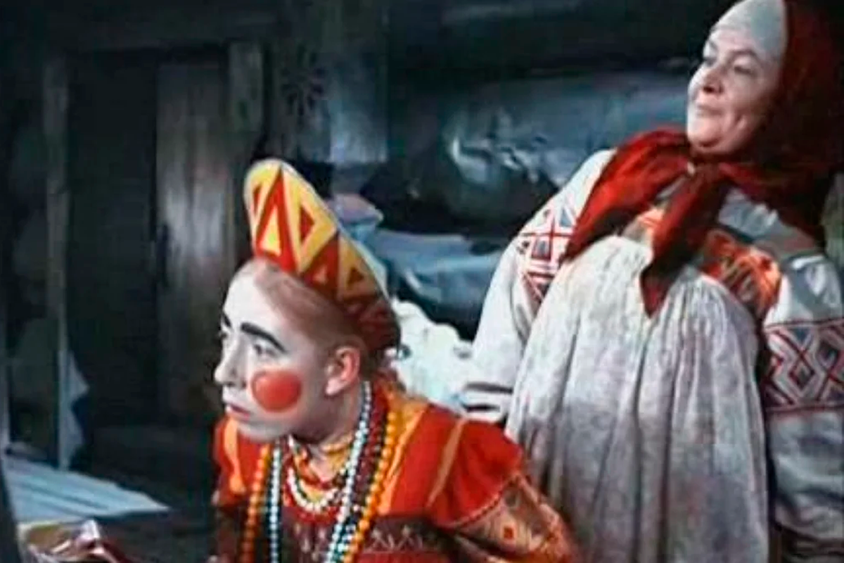 Кадр из экранизации советской сказки "Морозко"