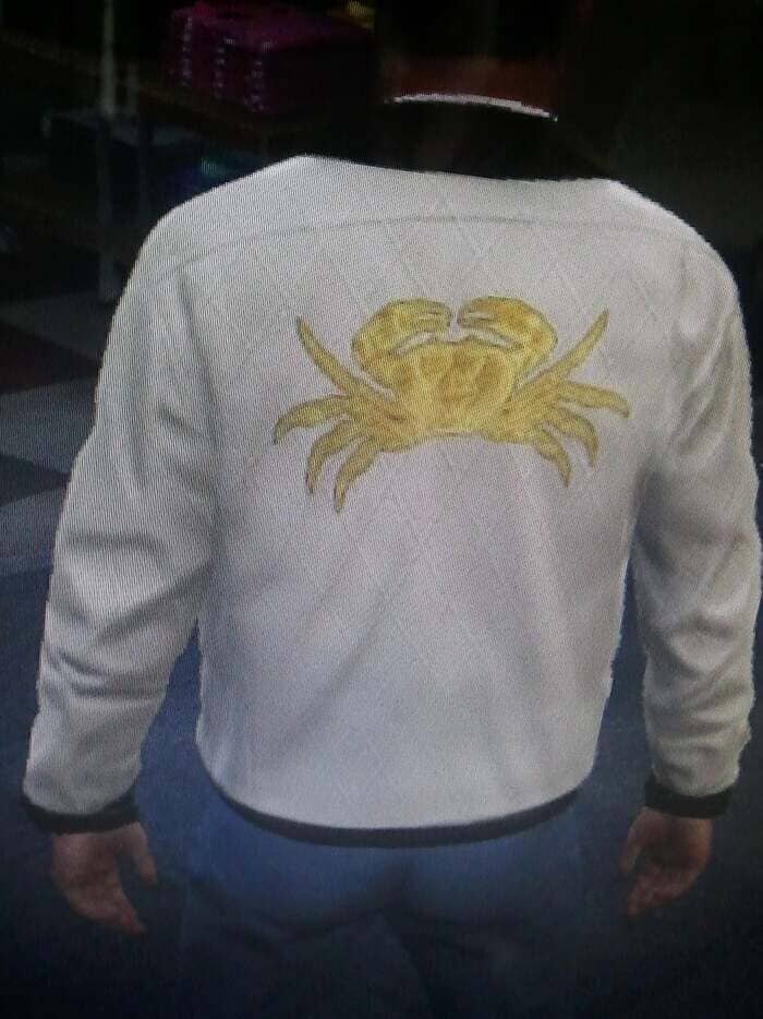  краб на спине