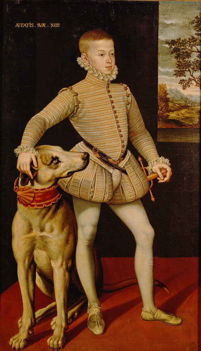 А. Санчес Коэльо. "Эрцгерцог Альбрехт VII". Ок. 1573. KHM