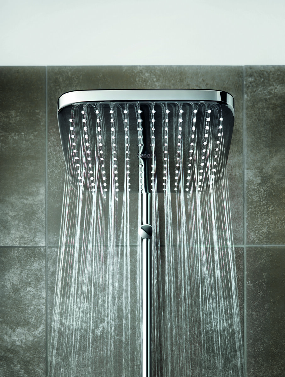 Душевая головка квадратной формы для душевой системы GROHE  Tempesta 250