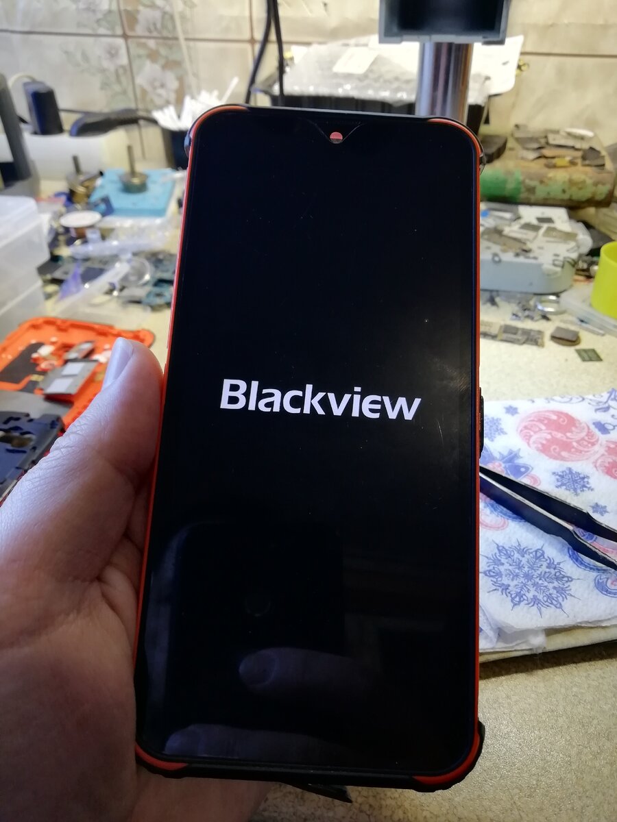 Blackview BV9800. Замена микросхемы памяти EMMC.