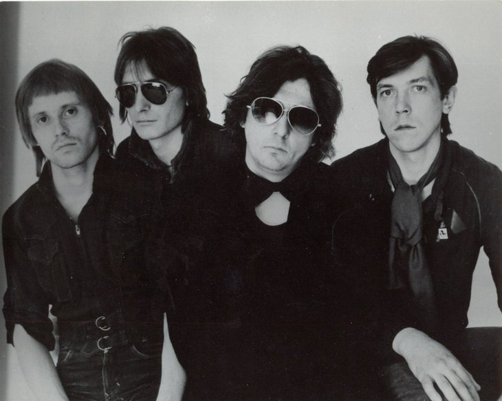 Рок группа "Зоопарк". Третий слева Майк Науменко (Михаил Васильевич науменко (1955-1991)