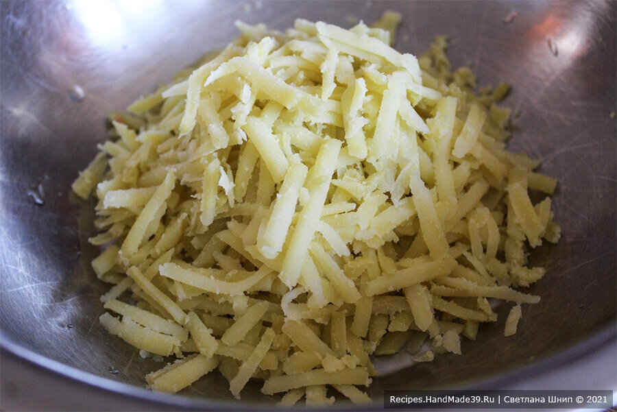 Картофель варёный тёртый