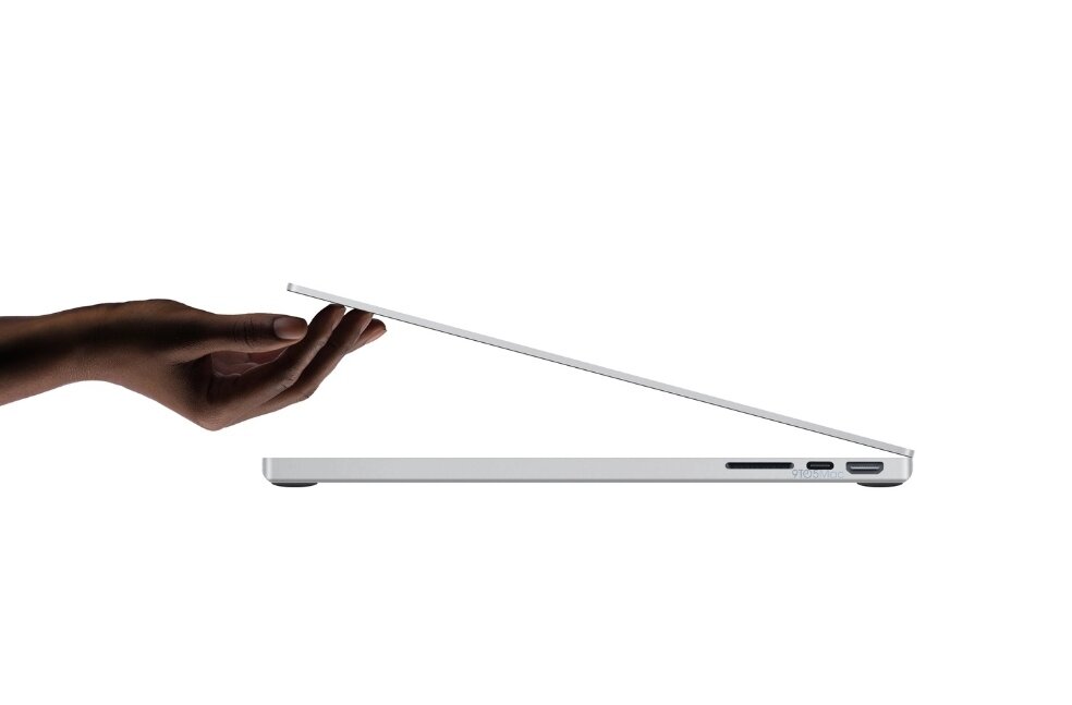 MacBook 14 в новом дизайне на основе схематических изображений. Источник: 9to5Mac