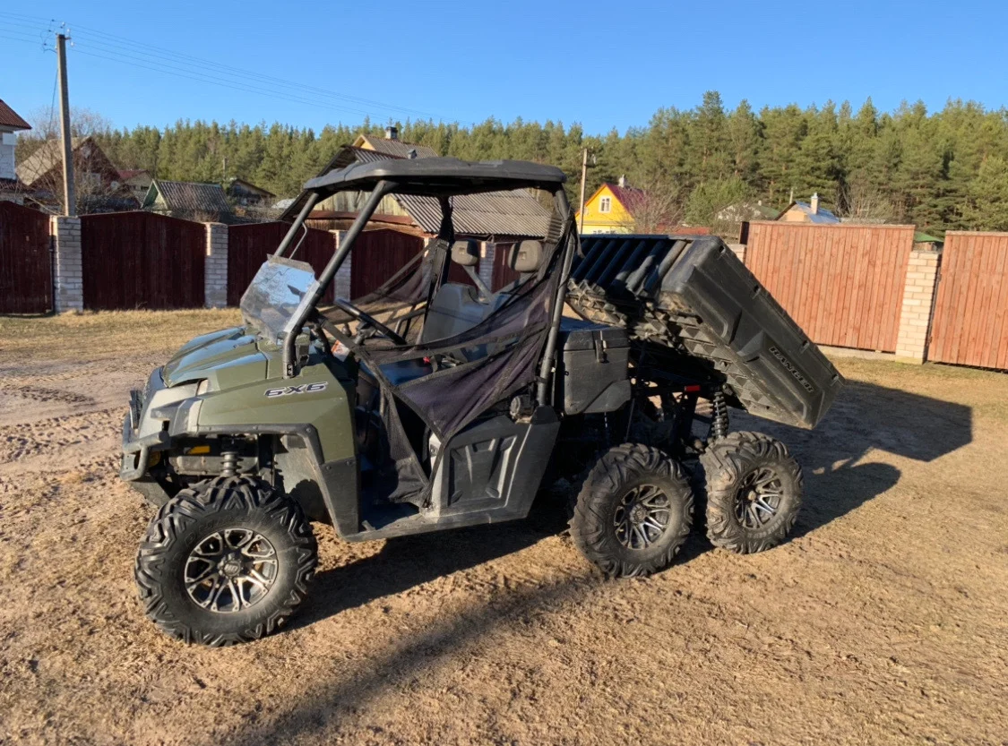 Самосвал - это сила! Особенно для перевозки сыпучих грузов! Источник фото - https://auto.ru/atv/used/sale/polaris/ranger_6x6/3692132-4182c650/