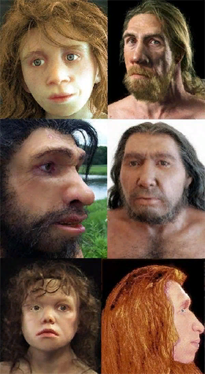 Так могли выглядеть неандертальцы.