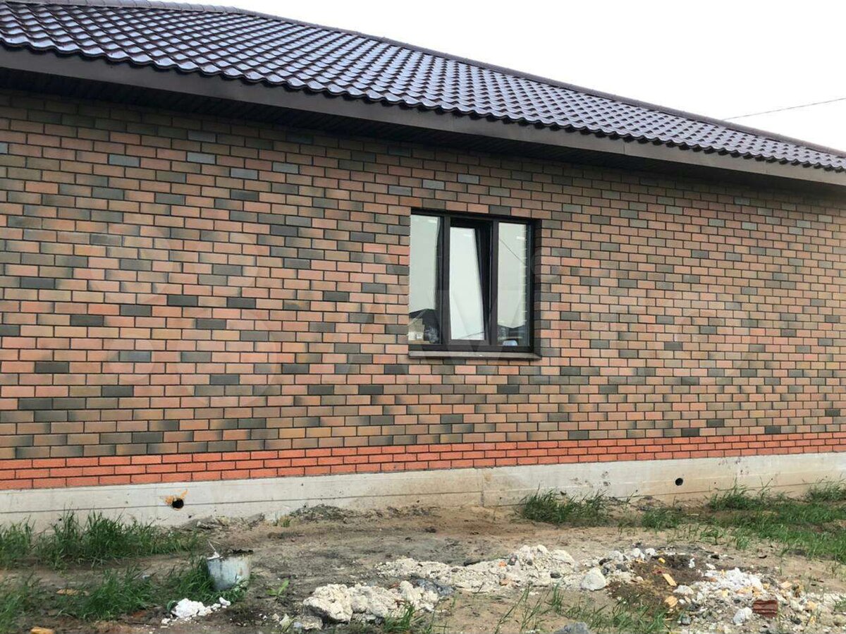 Проект одноэтажного кирпичного дома площадью 110кв.м. - с просторной ...