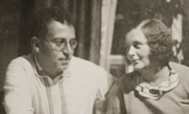 Василий Гроссман с женой Ольгой