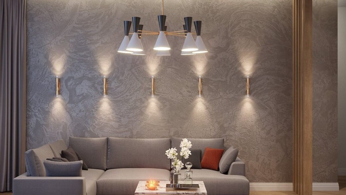  Понятие дизайн освещения квартиры включает в себя грамотное размещение источников света, которые дают интересные световые и пространственные эффекты.