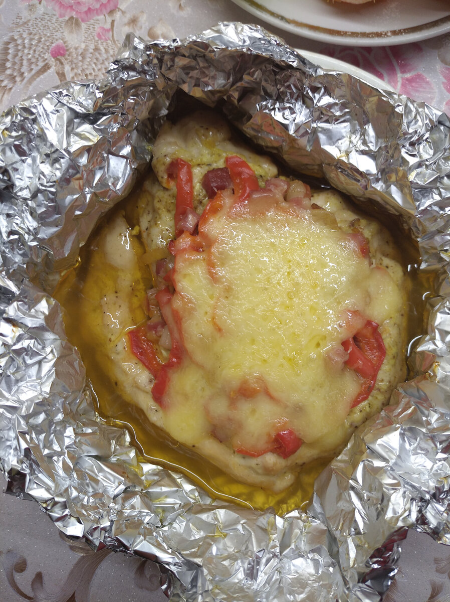 Запечённая куриная грудка 