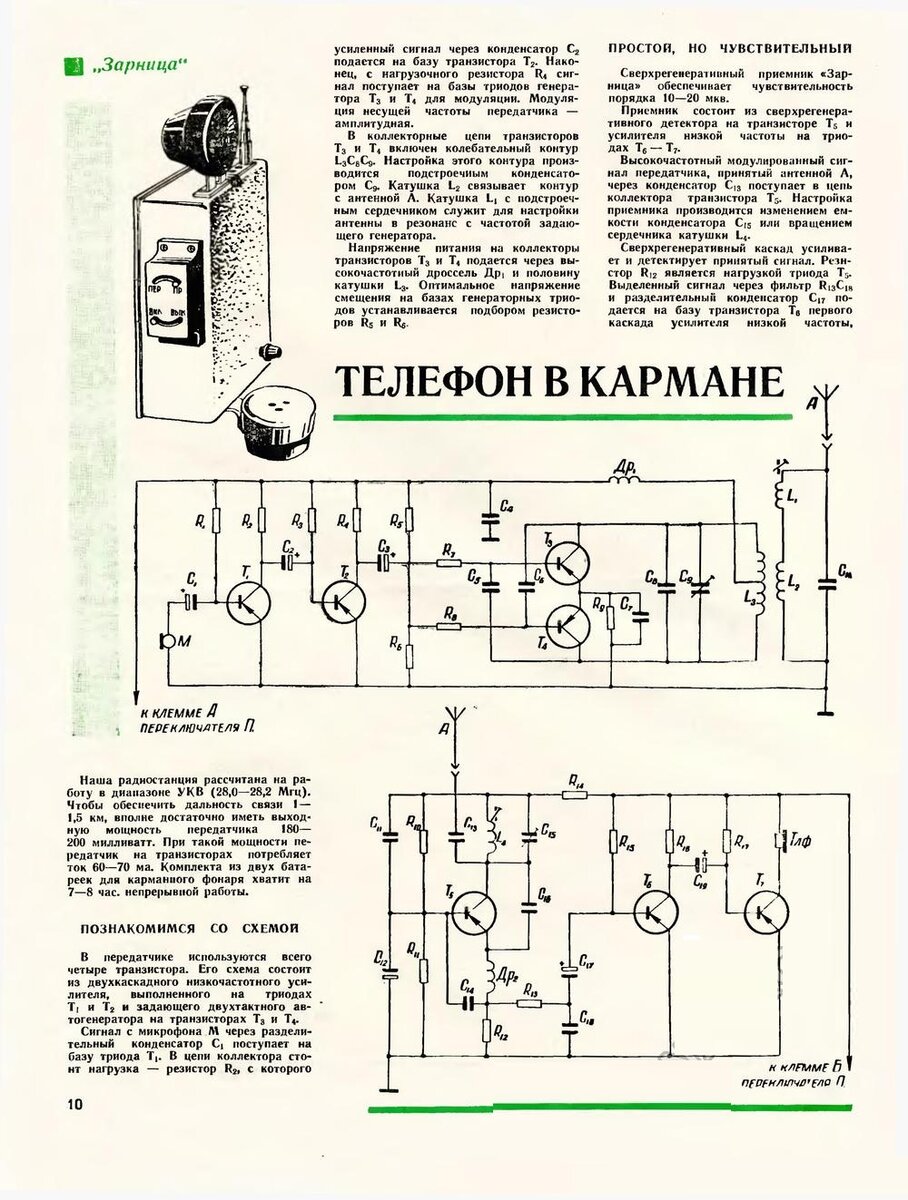 Схемы из журнала радио