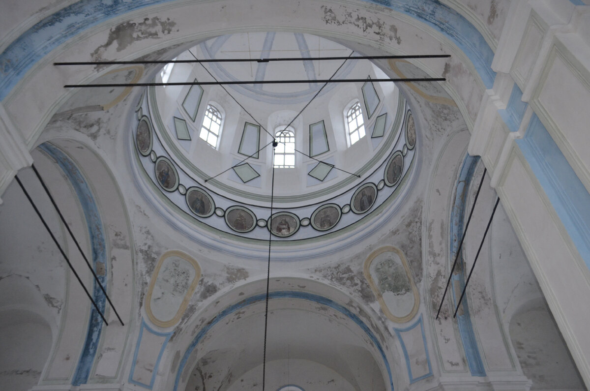 Роспись купола Казанского собора. Сохранившиеся фрагменты