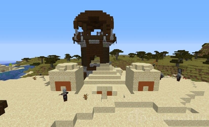 Майнкрафт дом на равнине. Сид на пустынный храм в майнкрафт. Pillager outpost minecraft. Сид на замок мародёров в майнкрафт. Башня мародеров.