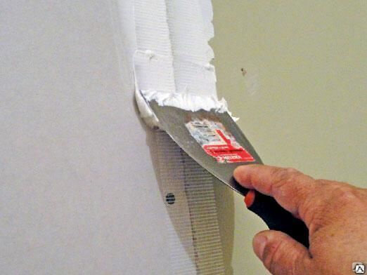 как замазывать швы гипсокартона