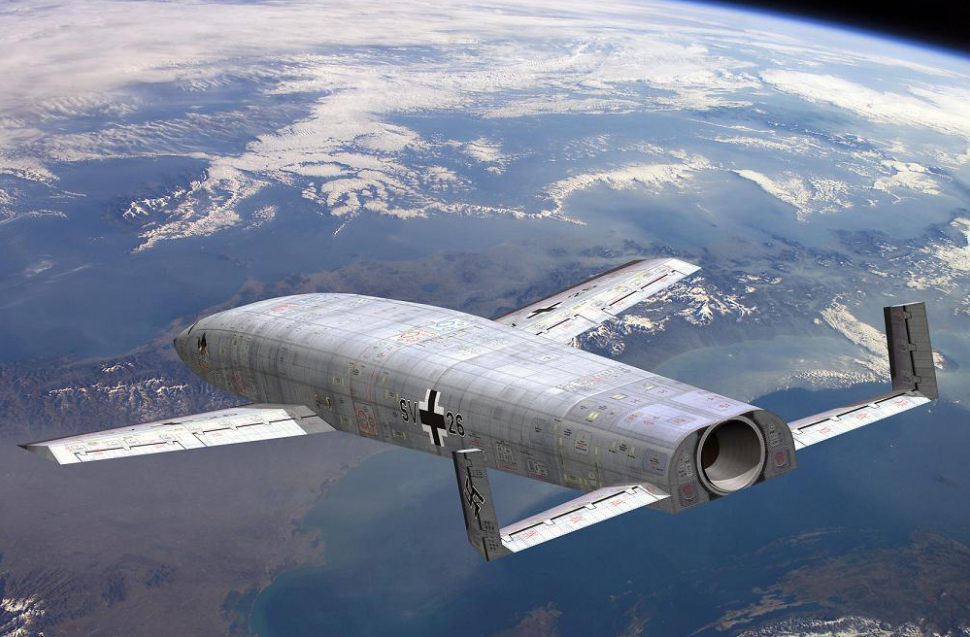 бомбардировщик в космосе