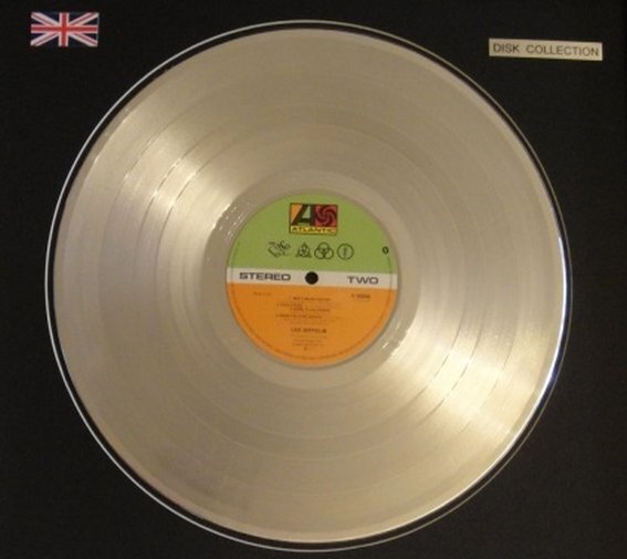 Самый "платиновый" диск рок-группы за все 70-е - Led Zeppelin IV, 1971 г., 24 "платины". Его опередил только альбом AC/DC "Back in Black", вышедший в 1980-м и добравшийся до 25-ти "платин", а на "хвосте" сидит Pink Floyd "The Wall" 1979 года с 23-мя "платинами"