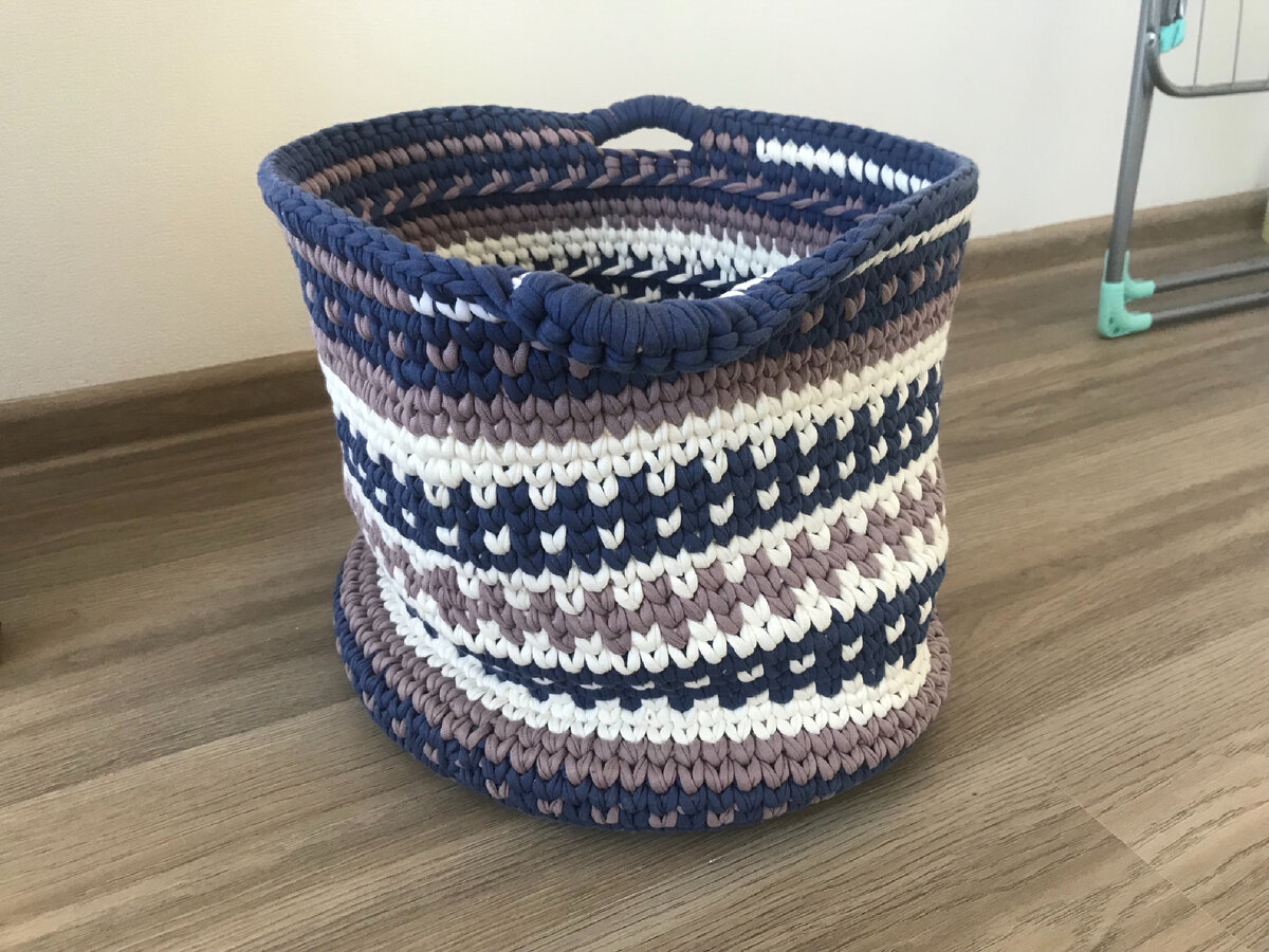 Неправильный переход от дна к стенкам корзины.