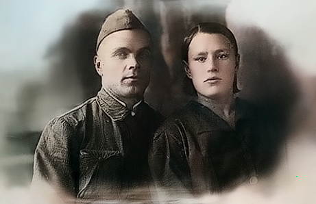 Семья Волуевых. Декабрь 1945 год