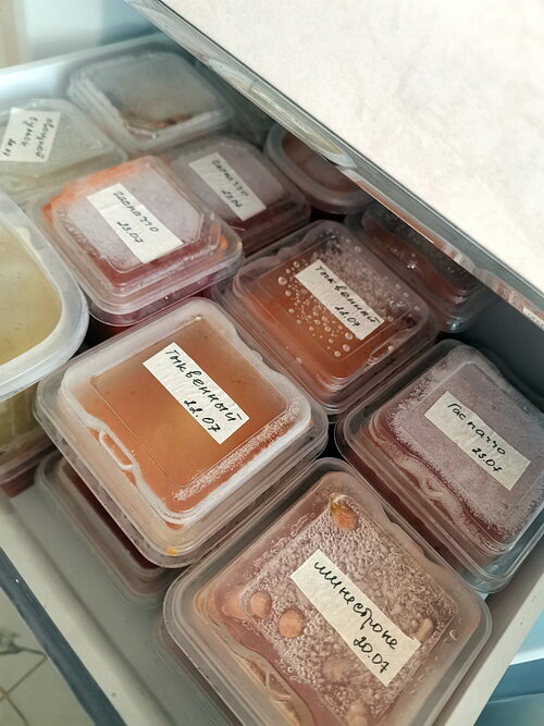 заморозка с супами на выбор