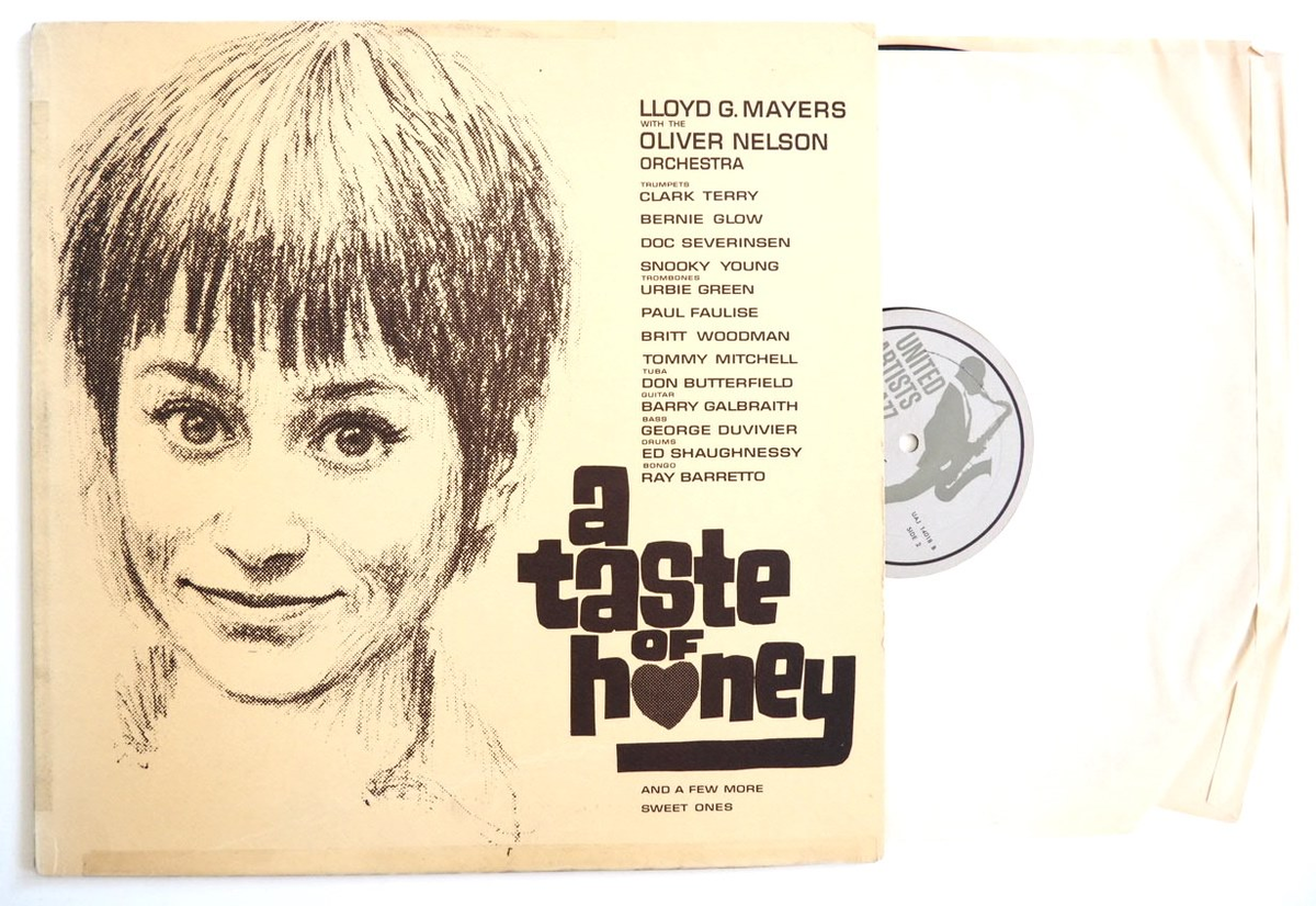 Альбом Ллойда Майерса с оркестром Оливера Нельсона 'A Taste Of Honey', выпущенный на лейбле United Artists в 1962 году