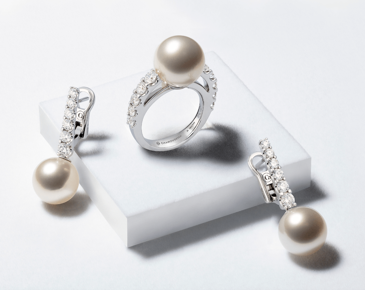 Украшения из коллекции Pearl, CHAMOVSKIKH 