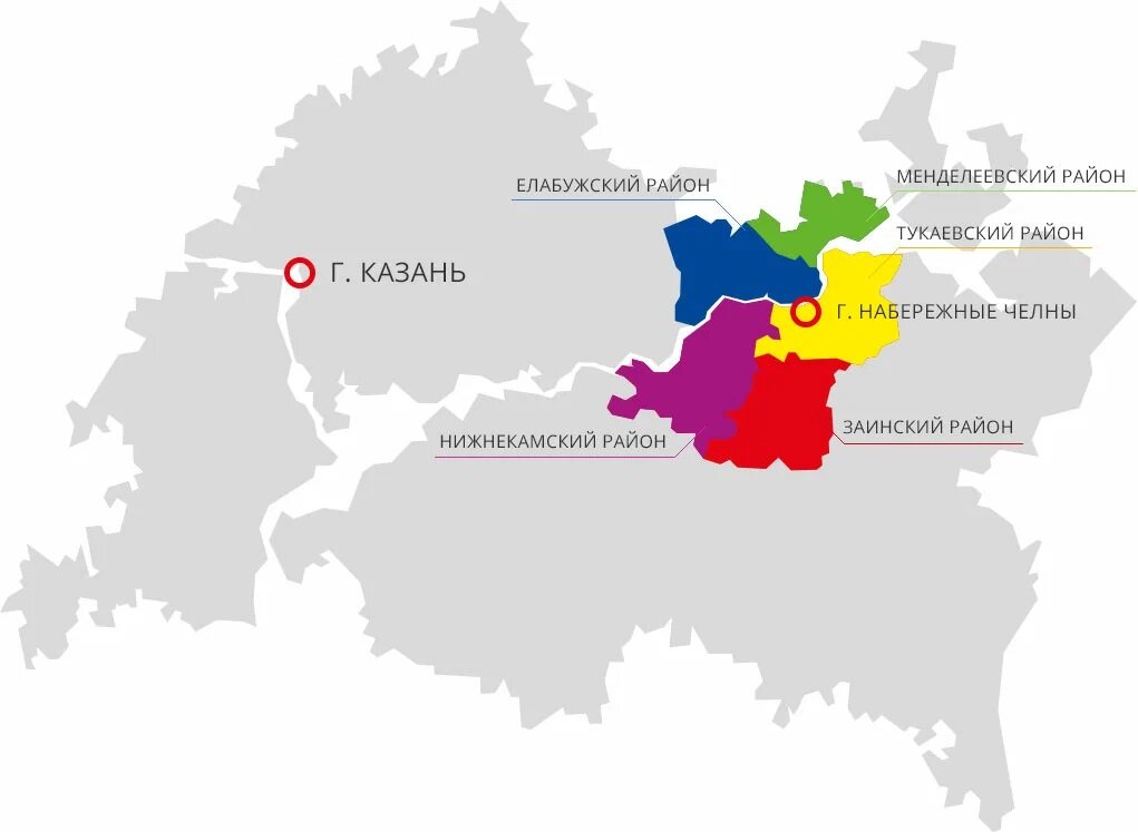 Карта россии набережные челны на карте