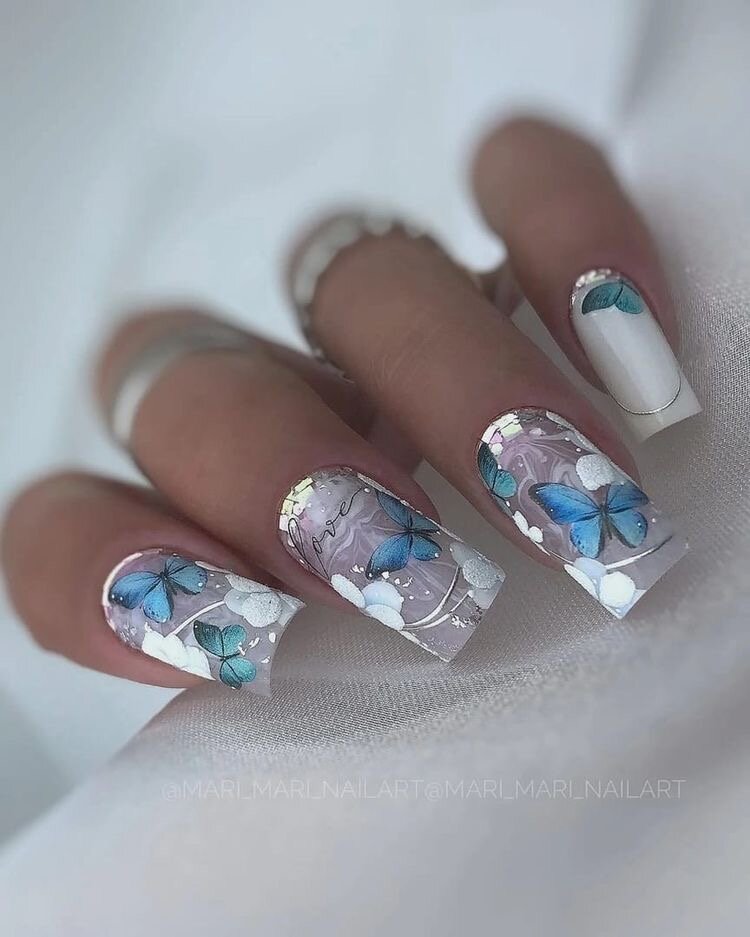 10 идей для твоего нежного белого маникюра 🤍 | lianna_nails | Дзен