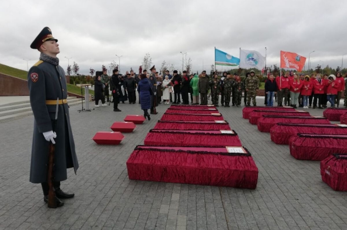    Останки 483-х красноармейцев нашли поисковики подо Ржевом