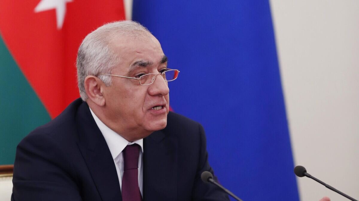    Премьер-министр Азербайджана Али Асадов во время переговоров с председателем правительства РФ Михаилом Мишустиным© РИА Новости / Дмитрий Астахов