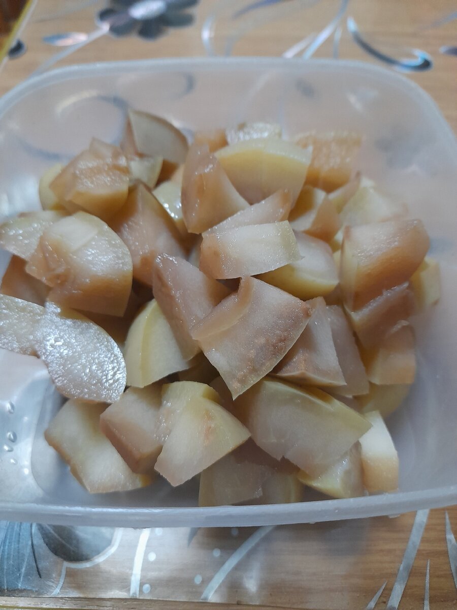 Резаные яблоки