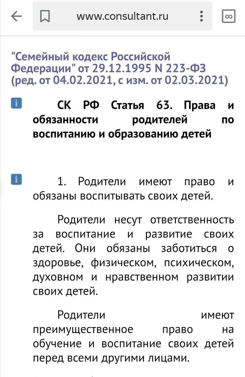 Скрин с сайта справочно-правовой системы "КонсультантПлюс". Дата обращения  23.06.2021.