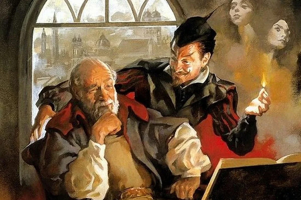 Фаустовский договор это. Фауст и Мефистофель. Мефистофель Гете. Гете доктор Фауст. Доктор Фауст арт