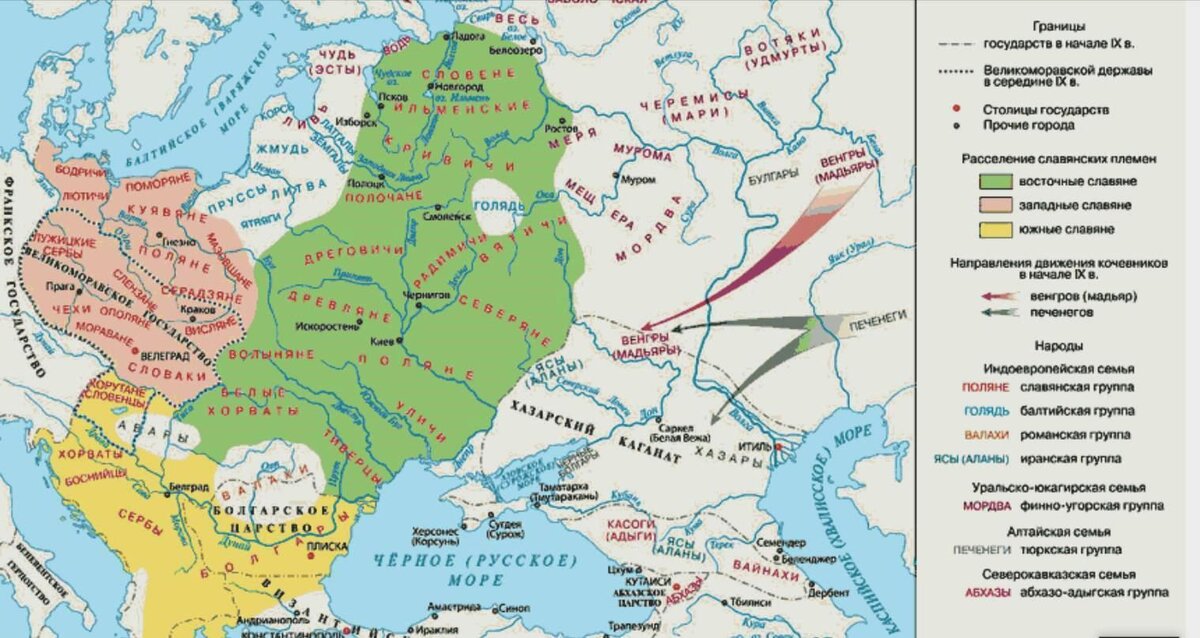 Как происходило русскими новых земель. Карта древней Руси расселение славян. Карта расселения древних славян и их соседей. Карта расселения племен в древней Руси. Карта расселения славян по Руси