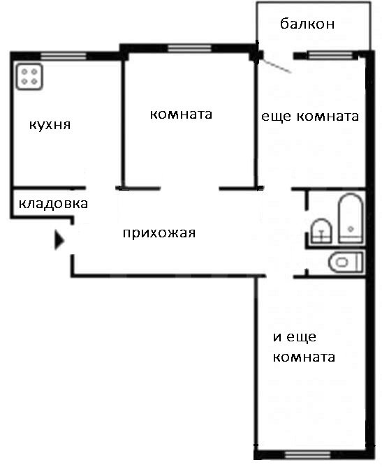 Распланировали комнаты