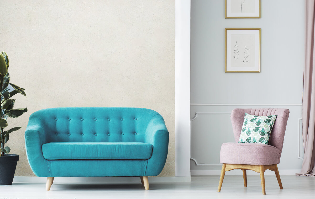 Материал Decorazza Velours в интерьере